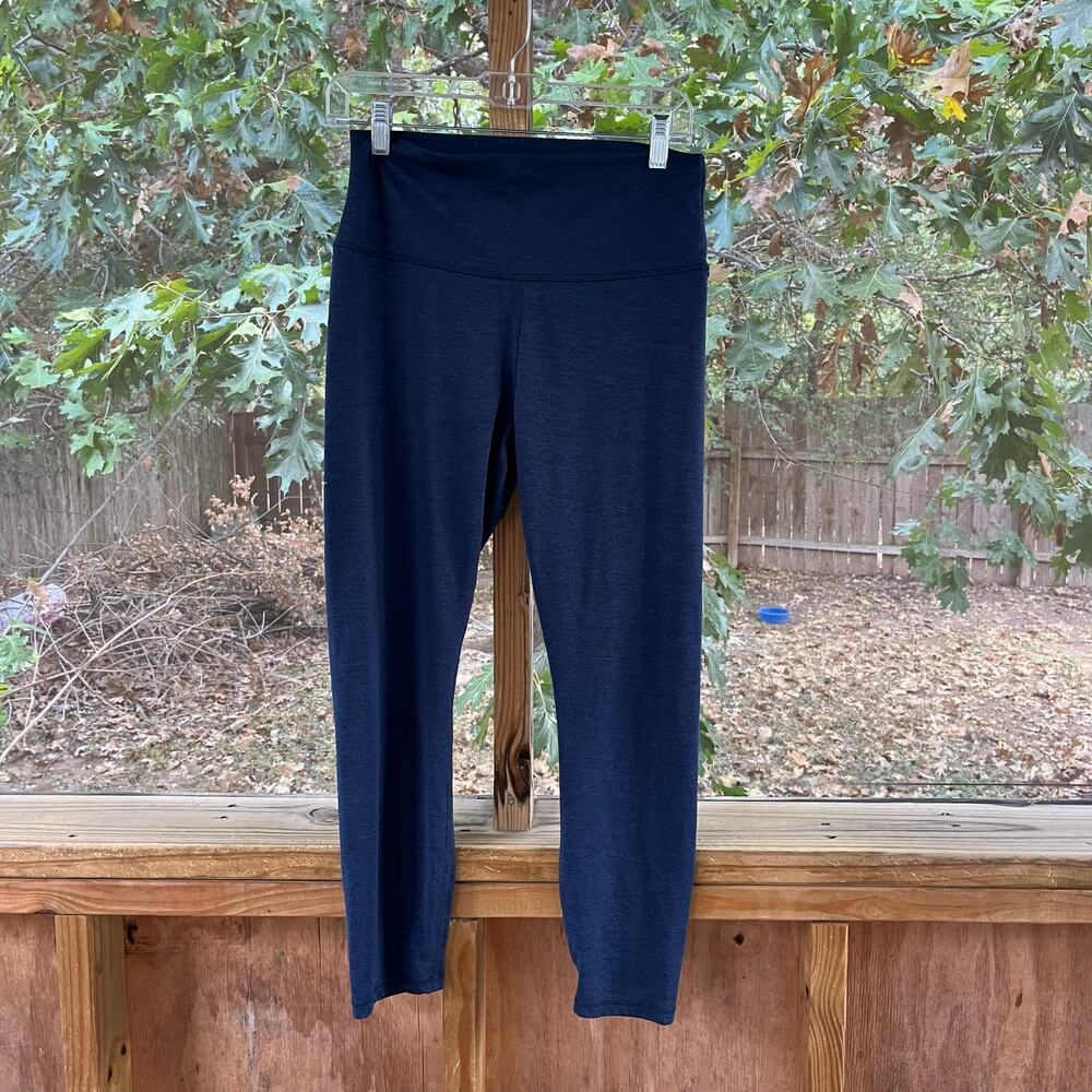 Quince Women's Dark Blue Workout Leggings Size L